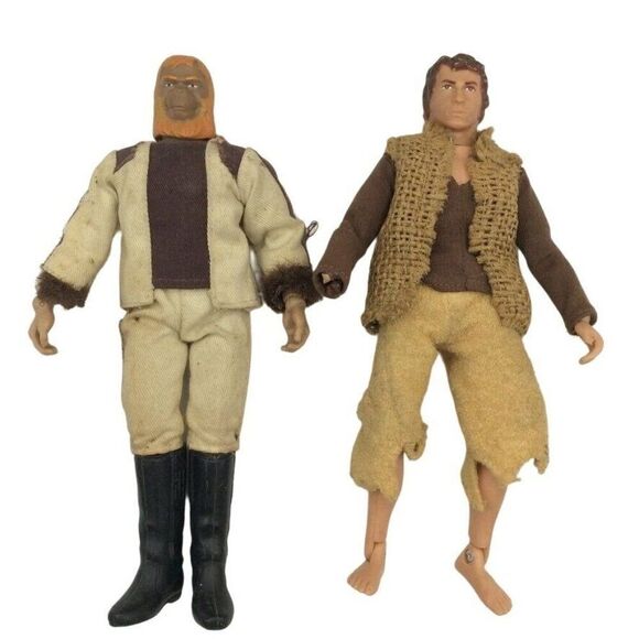 Vintage Mego Planet of Apes Verdon Zaius Burke Soldier Ape Cornelius Book Lot - Picture 4 of 13